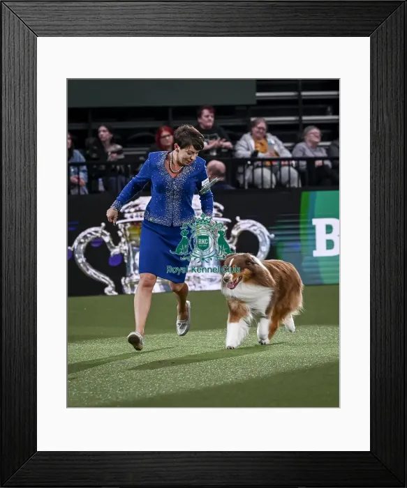 Framed Print : Melanie Raymond from Solihull with Shake Framed Print : Melanie Raymond from Solihull with Shake