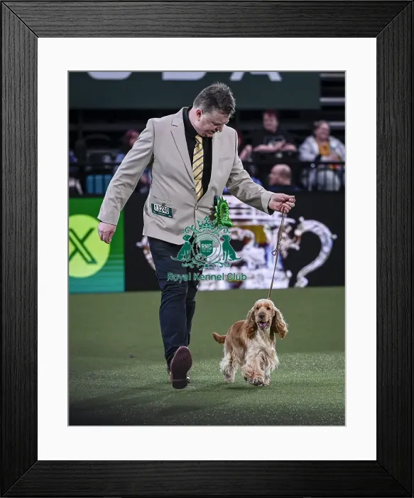 Framed Print : David Todd from Mid Calder, West Calder with Suzie