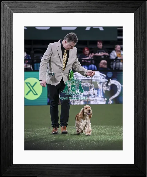 Framed Print : David Todd from Mid Calder, West Calder with Suzie