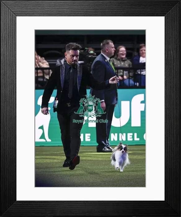 Framed Print : Glenn Robb from Oswestry, Shropshire with Sophia Framed Print : Glenn Robb from Oswestry, Shropshire with Sophia