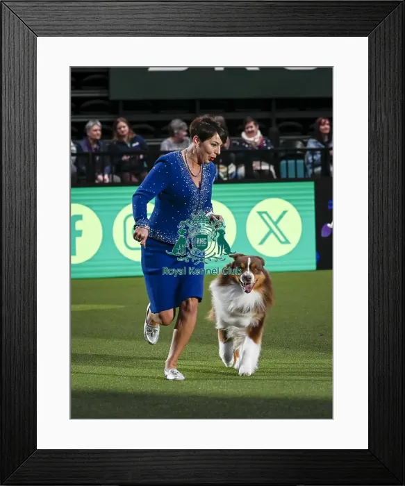 Framed Print : Melanie Raymond from Solihull with Shake Framed Print : Melanie Raymond from Solihull with Shake