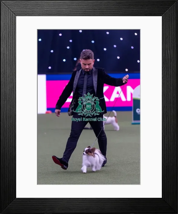 Framed Print : Glenn Robb from Oswestry, Shropshire with Sophia Framed Print : Glenn Robb from Oswestry, Shropshire with Sophia