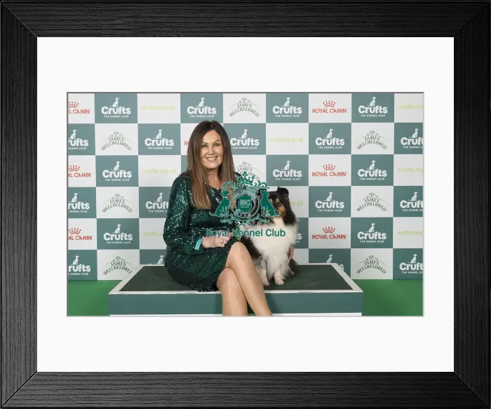 Framed Print : Catherina Dunne from Dublin, Ireland with Katy