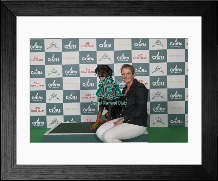 Framed Print : Sam Jones from Chippenham, Wiltshire with Alvin Framed Print : Sam Jones from Chippenham, Wiltshire with Alvin