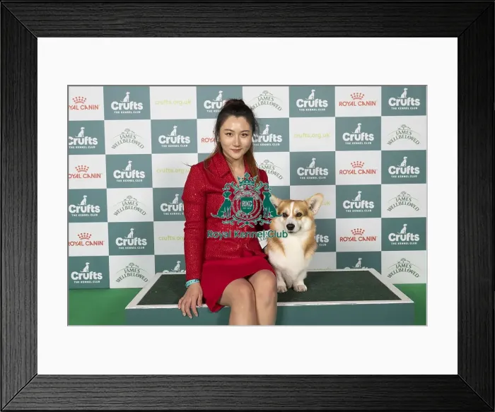 Framed Print : Jianin Xu from Spain with Moonie Framed Print : Jianin Xu from Spain with Moonie