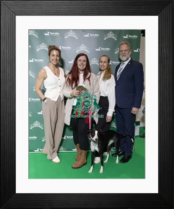 Framed Print : Winner of Scruffts 2025 Bex Hall with Lola and Judge Gemma Atkinson (Saturday 08 / 03 / 25) Framed Print : Winner of Scruffts 2025 Bex Hall with Lola and Judge Gemma Atkinson (Saturday 08 / 03 / 25)