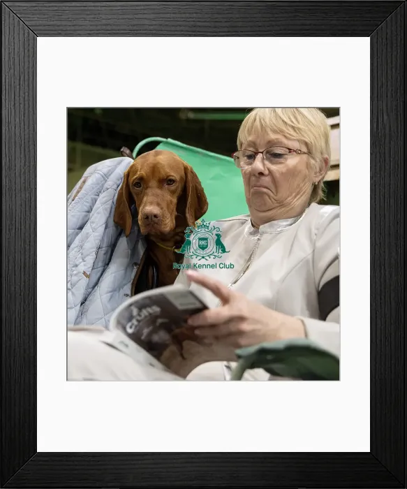 Framed Print : Isabelle Aaron from France with Turkane de Champcleuet Framed Print : Isabelle Aaron from France with Turkane de Champcleuet