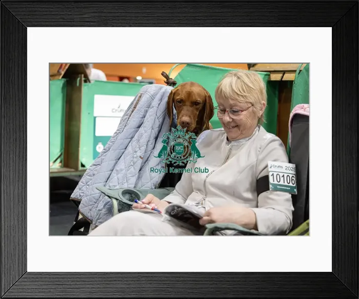 Framed Print : Isabelle Aaron from France with Turkane de Champcleuet Framed Print : Isabelle Aaron from France with Turkane de Champcleuet