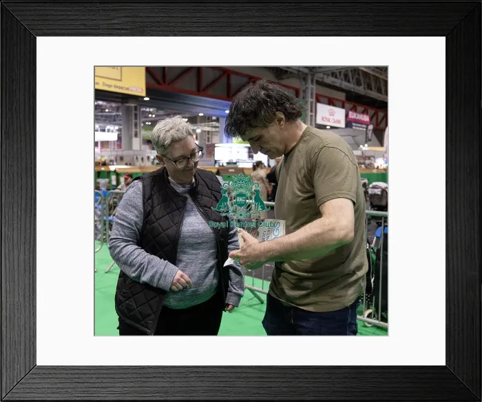 Framed Print : Supervet Noel Fitzpatrick signs copies of his new book today (Friday 07 / 03 / 25) Framed Print : Supervet Noel Fitzpatrick signs copies of his new book today (Friday 07 / 03 / 25)