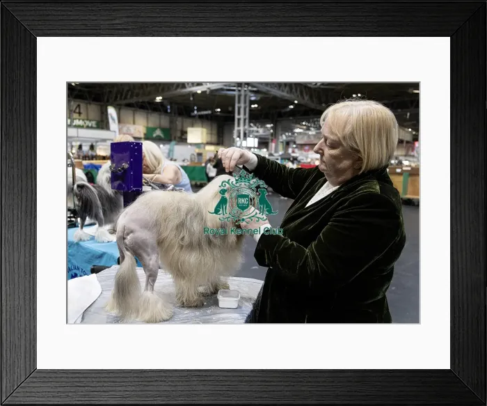 Framed Print : Carol Kirby from Liverpool with Woody Woodpecker