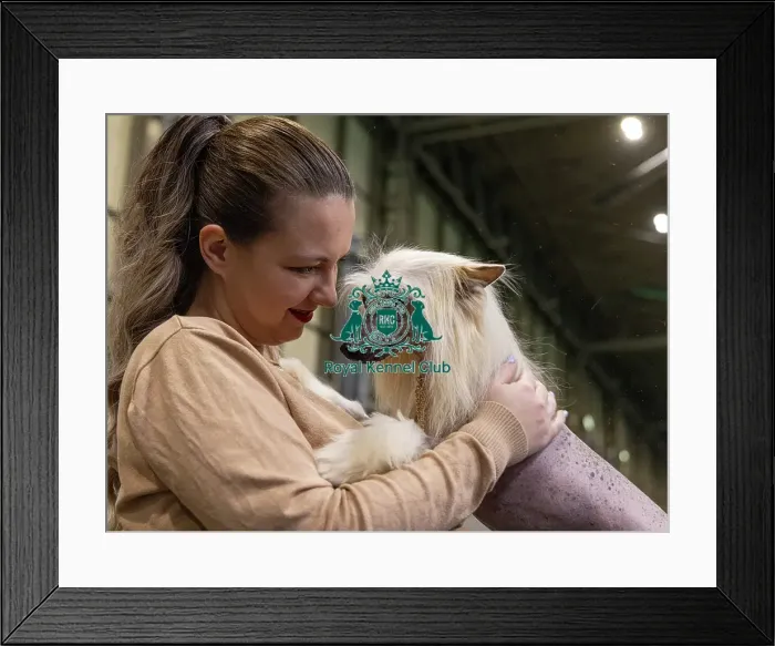 Framed Print : Linda Kracikova from Czech Republic with Grim