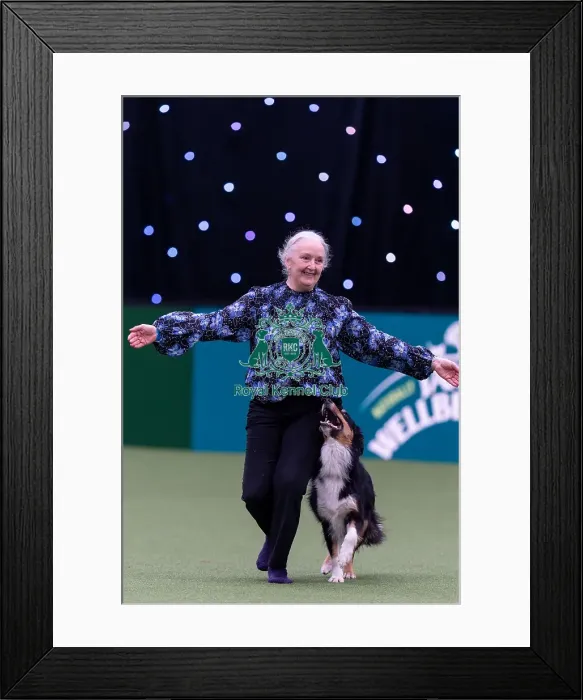 Framed Print : Heather Smith with Wee Roberts The Bruce Framed Print : Heather Smith with Wee Roberts The Bruce