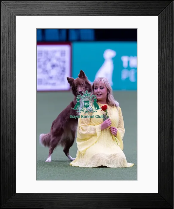 Framed Print : Lucy Heath with Stillmoor Star Turn Framed Print : Lucy Heath with Stillmoor Star Turn