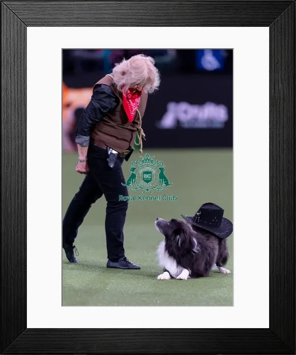 Framed Print : Carole Dodson with Borderdance Dream Legend From Kinaway