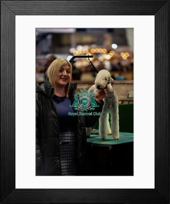 Framed Print : Jessica Law from Derby with Hector Framed Print : Jessica Law from Derby with Hector