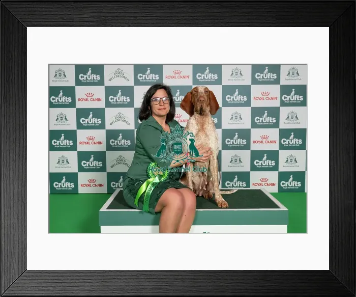Framed Print : Justine Mahae from France, with Tagada