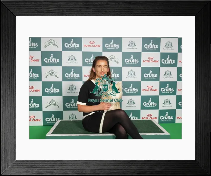 Framed Print : Hayley Murphy from Ireland with Mio Framed Print : Hayley Murphy from Ireland with Mio