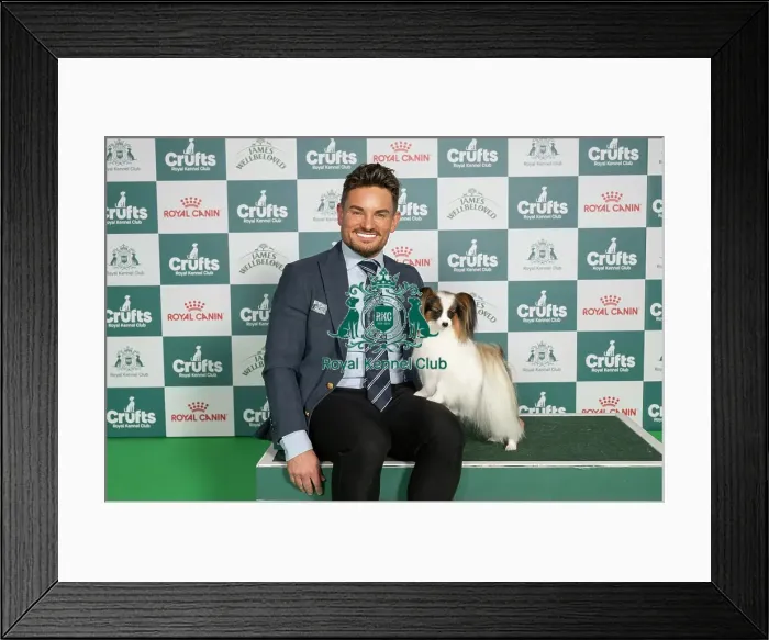 Framed Print : Glen Robb from Shopshire, with Sophia Framed Print : Glen Robb from Shopshire, with Sophia
