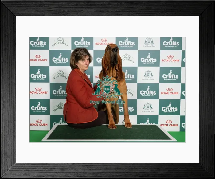 Framed Print : Sam Clark from Devon with Keeper