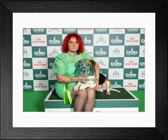 Framed Print : Annamaria Agache from Guilford with Rossi Framed Print : Annamaria Agache from Guilford with Rossi
