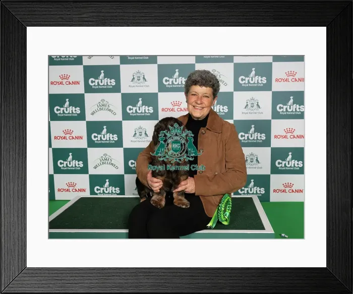 Framed Print : Kim Mccalmont from Gloucestershire with Cecil Framed Print : Kim Mccalmont from Gloucestershire with Cecil