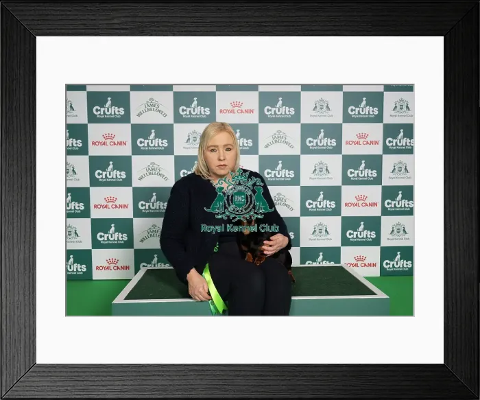 Framed Print : Rhian Williams from South Wales with Joe Framed Print : Rhian Williams from South Wales with Joe