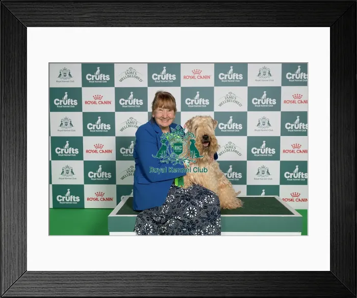 Framed Print : Pamela Clarke from Rufford, with Kayla