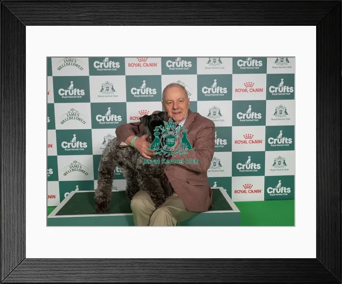 Framed Print : Paul Martin from Lurgan, with Pippa Framed Print : Paul Martin from Lurgan, with Pippa