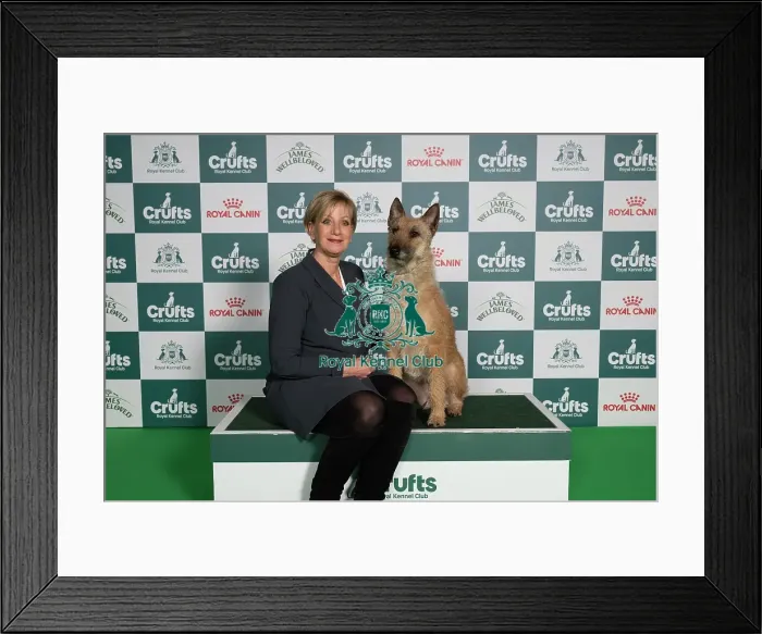Framed Print : Jacqueline Hermans from Holland with Amuse
