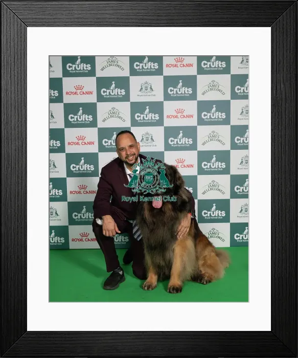 Framed Print : Raffa Puerta from Canada, with Lurch Framed Print : Raffa Puerta from Canada, with Lurch