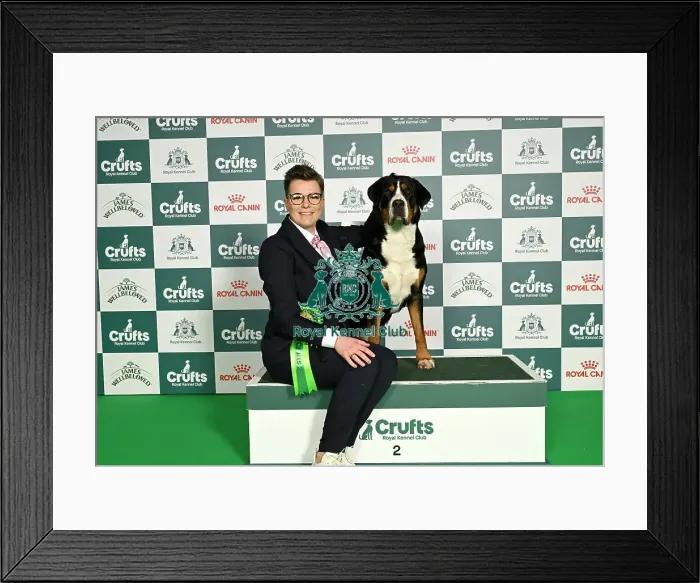 Framed Print : Anja Kabza from Poland with Fella