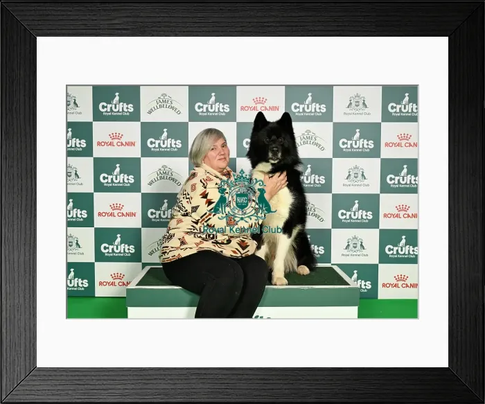 Framed Print : Paula Pyper from Croft, Lincolnshire with Reign Framed Print : Paula Pyper from Croft, Lincolnshire with Reign
