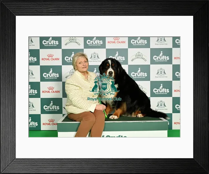 Framed Print : Bethan Jones from North Wales with Lacey Framed Print : Bethan Jones from North Wales with Lacey