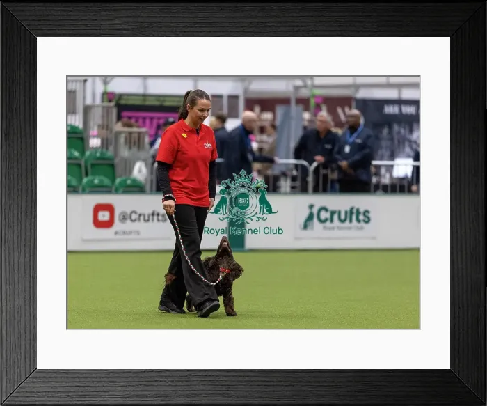 Framed Print : Nicola Mueller with Mollie