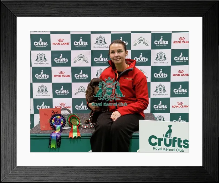 Framed Print : Nicola Mueller with Mollie from Team Wales Framed Print : Nicola Mueller with Mollie from Team Wales