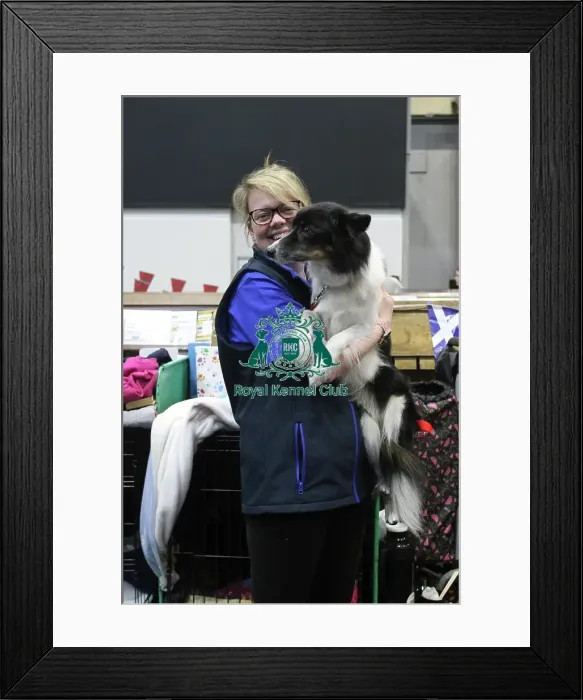 Framed Print : Sarah and Rayna_Scotland Rally Obedience Framed Print : Sarah and Rayna_Scotland Rally Obedience