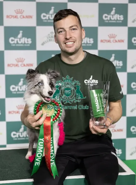 Framed Print : Agility Crufts Singles Final Small Winner Martin Read with Get with it eager to work Framed Print : Agility Crufts Singles Final Small Winner Martin Read with Get with it eager to work