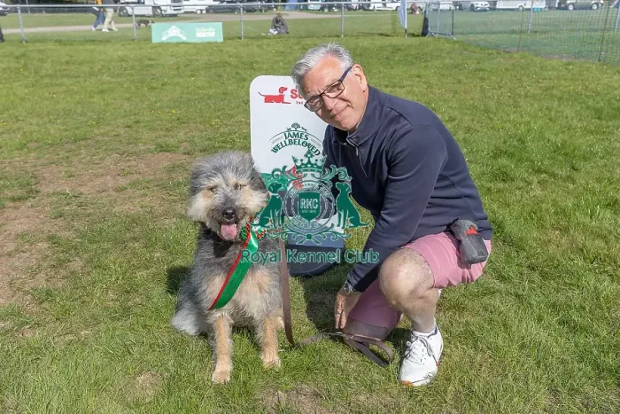 Framed Print : First Placed, Sunday 15th September 2024, Kennel Club Logo / Branding, Scruffts Family Crossbreed Of The Year Competition, Dog Name: Arthur, Sponsor Name Framed Print : First Placed, Sunday 15th September 2024, Kennel Club Logo / Branding, Scruffts Family Crossbreed Of The Year Competition, Dog Name: Arthur, Sponsor Name