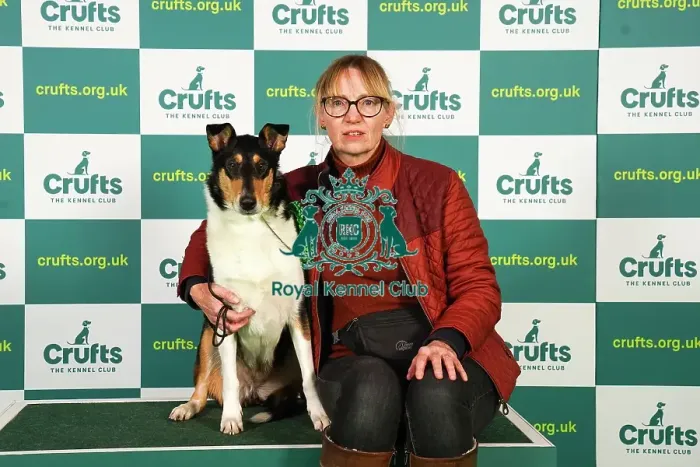 Framed Print : Jo Denton from Axminster with Lyra, a Collie (Smooth), which was the Best of Breed winner today (Friday 10. 03. 23), the second day of Crufts 2023, at the NEC Birmingham Framed Print : Jo Denton from Axminster with Lyra, a Collie (Smooth), which was the Best of Breed winner today (Friday 10. 03. 23), the second day of Crufts 2023, at the NEC Birmingham