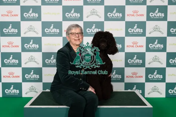 Framed Print : Judith Carruthers from Wigton, Cumbria with Katie