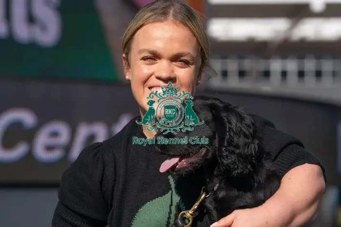 Framed Print : Paralympian Ellie Simmonds with Cocker Spaniel puppy Kipling at the launch of Crufts 2025 Framed Print : Paralympian Ellie Simmonds with Cocker Spaniel puppy Kipling at the launch of Crufts 2025