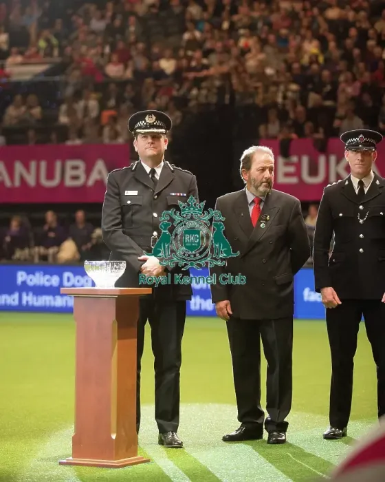 Framed Print : Presentation of the Police Dog Team Operational and Humanitarian Action of the Year Award Framed Print : Presentation of the Police Dog Team Operational and Humanitarian Action of the Year Award