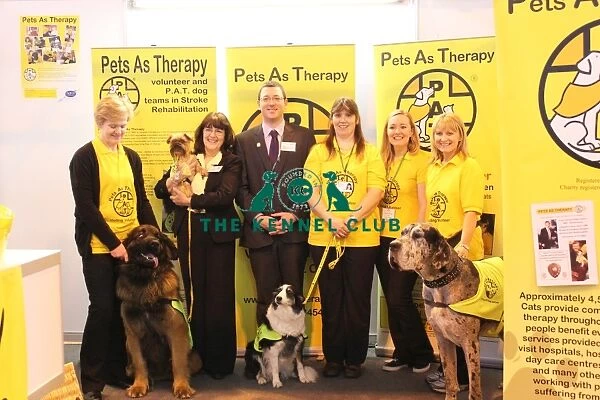 trade stand. pets as therapy