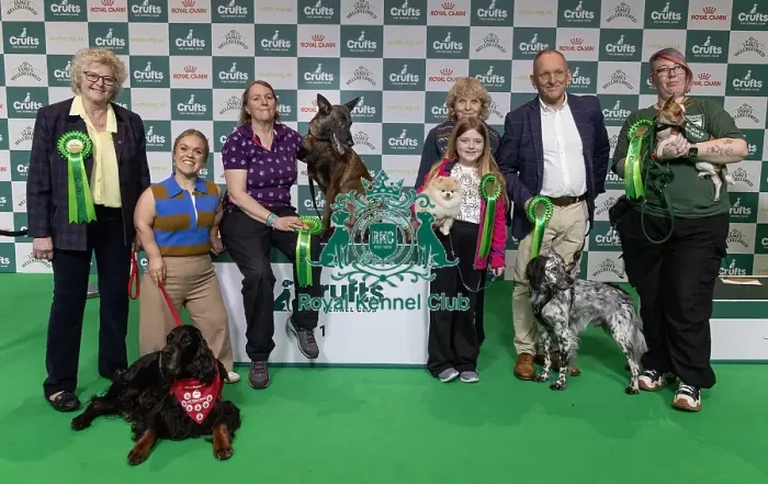 Framed Print : Winner of the Kennel Club Hero Dog Award Mandy Chapman with Baloo pictured with Ellie Immonds & Jo Hamilton pictured Framed Print : Winner of the Kennel Club Hero Dog Award Mandy Chapman with Baloo pictured with Ellie Immonds & Jo Hamilton pictured