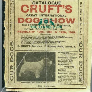 1915 Crufts Catalogue cover