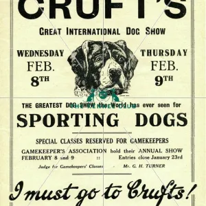 1939 Crufts advert