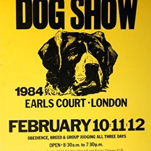 Crufts Dog Show poster 1984