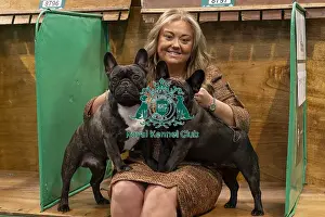 French Bulldog Prints: Abbie Cund from Birmingham with with Morgan & Pearl