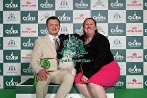 Crufts 2026 Best Of Breed Prints: Adam Akester and Laura Wiltshire Beverley from Holland with Derrick