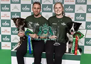 Naarah Cuddy Prints: Agility Champions Large Final Intermediate Winner Naarah Cuddy with Dark Pleasure